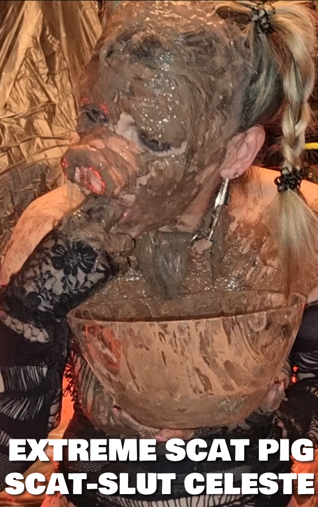 scat slut celeste a real pig